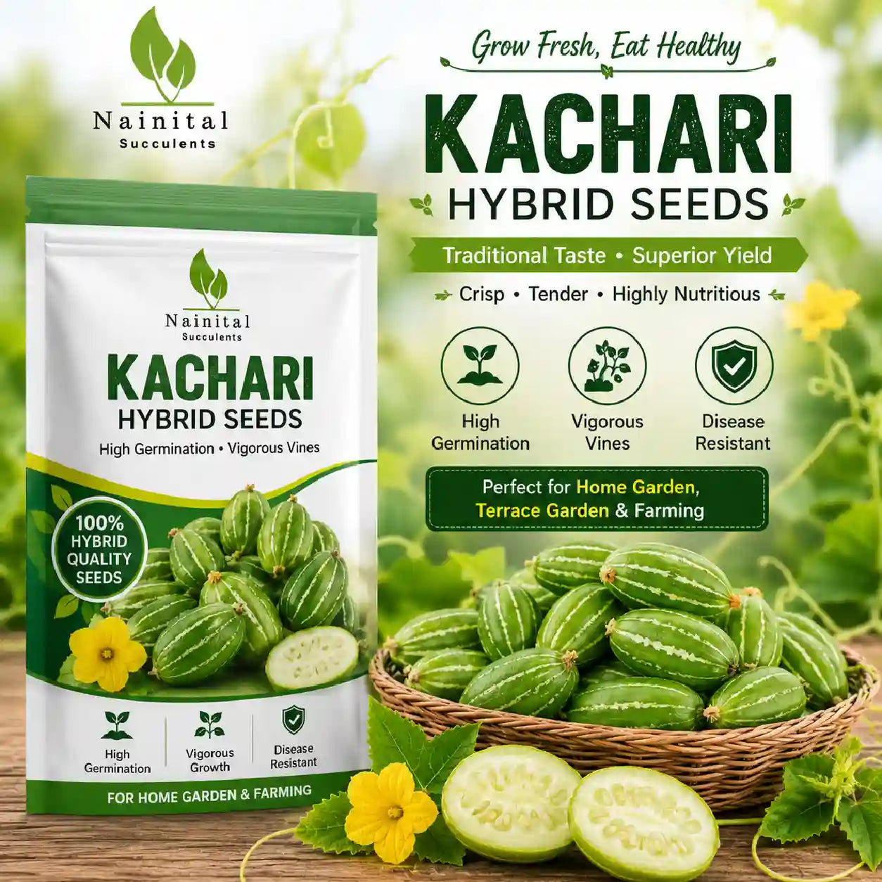 KACHARI HYBRID SEEDS (50 seeds)