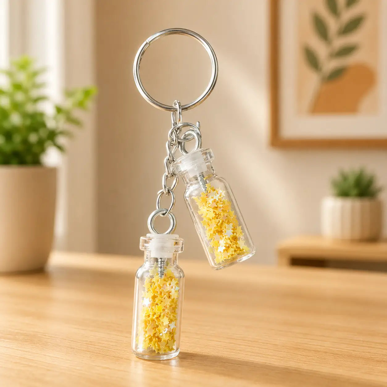 Bottle Stars Keychain