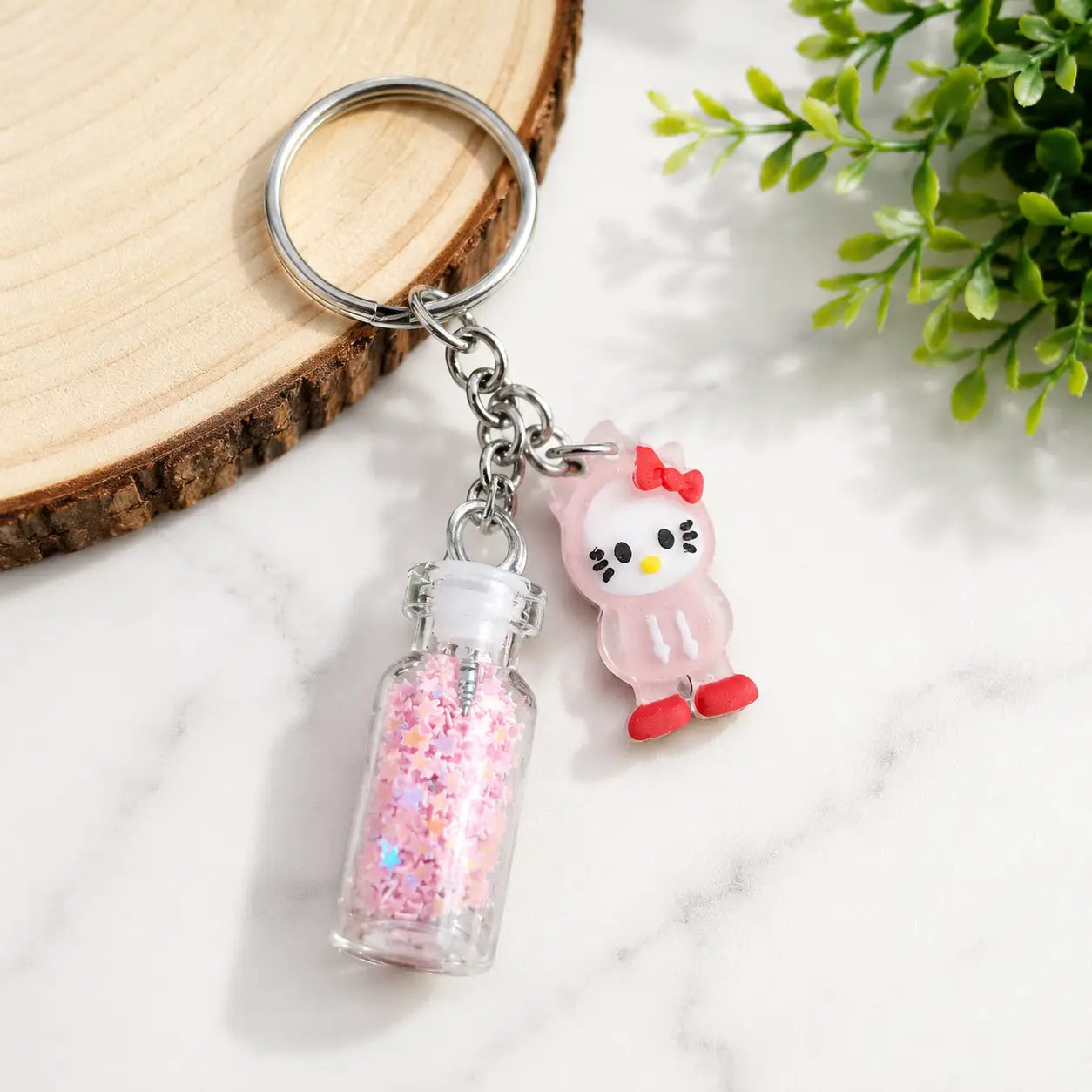 Cat Star Keychain