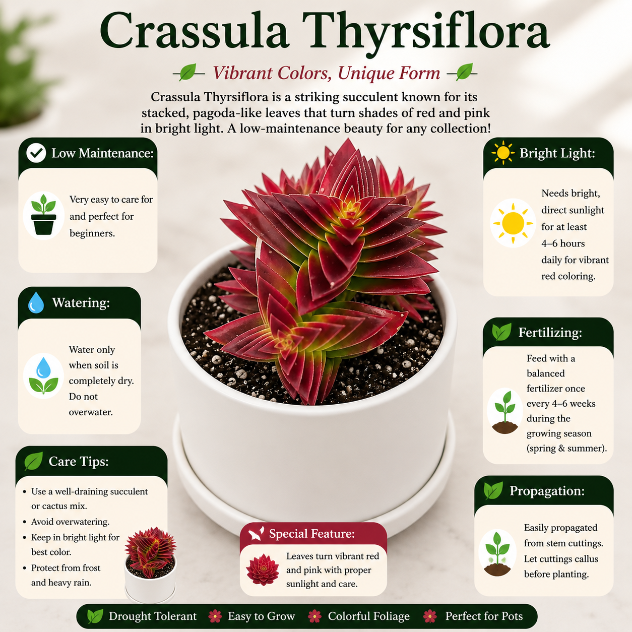 Crassula Thyrsiflora
