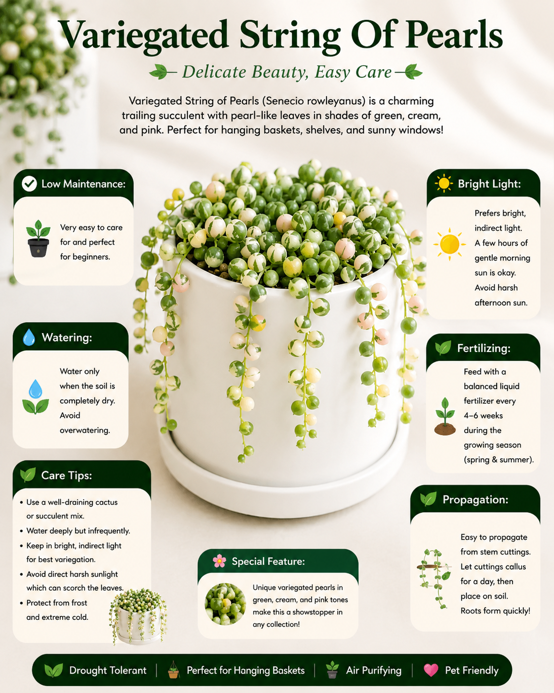 Variegated String Of Pearls