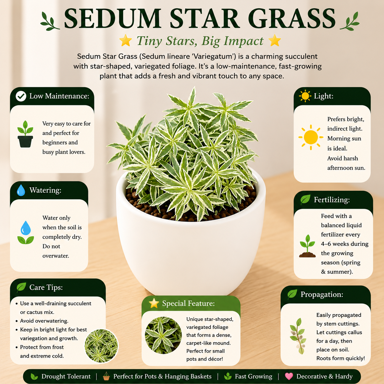SEDUM STAR GRASS