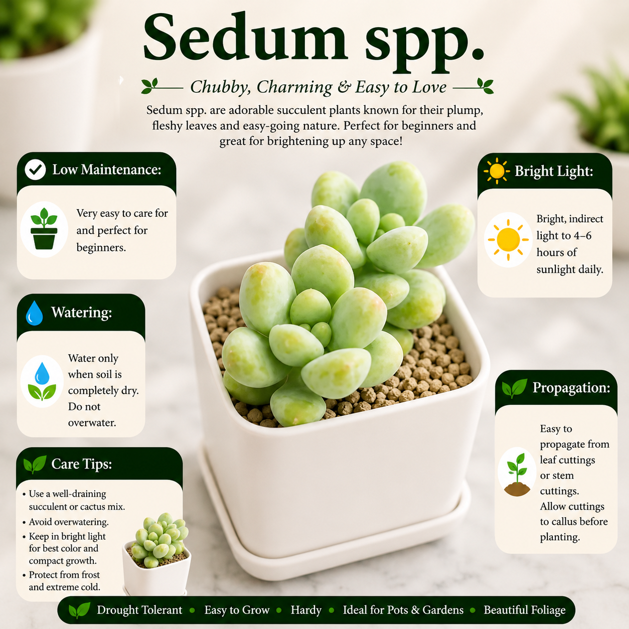 Sedum spp