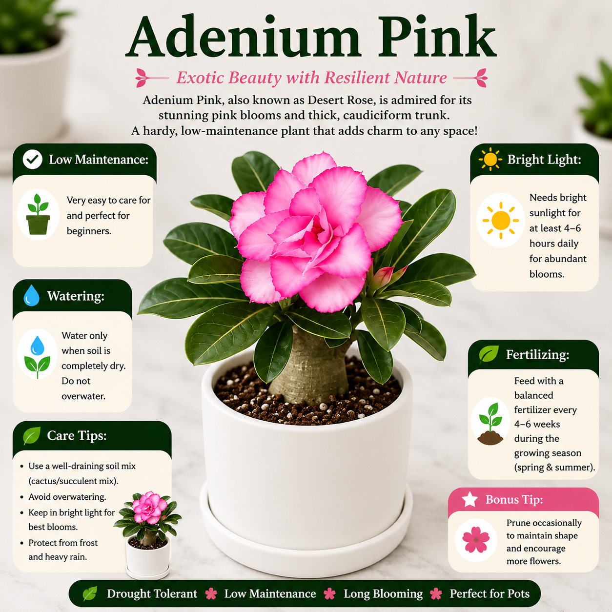 Adenium Pink