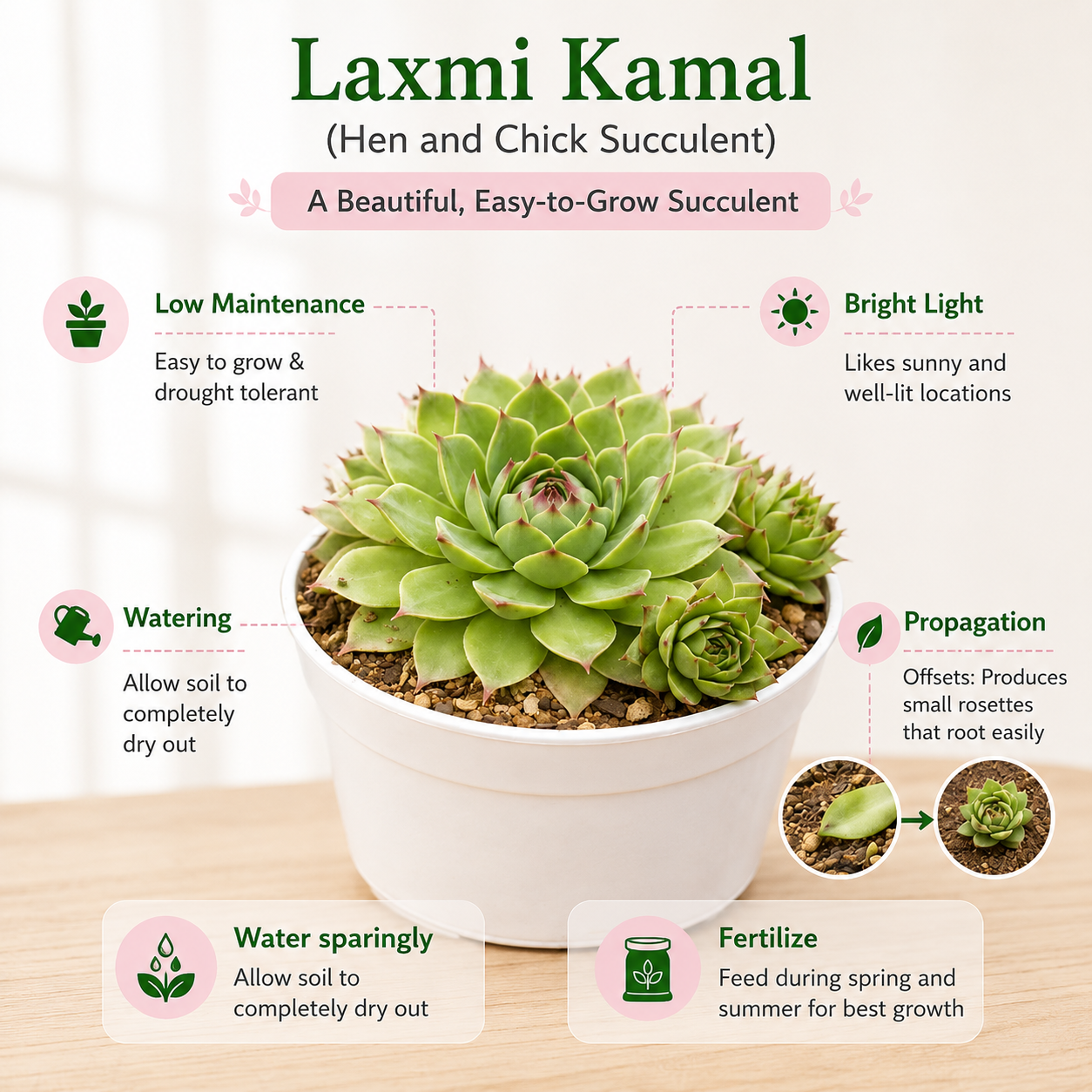Premium Succulent Combo 1 – (Set of 6)