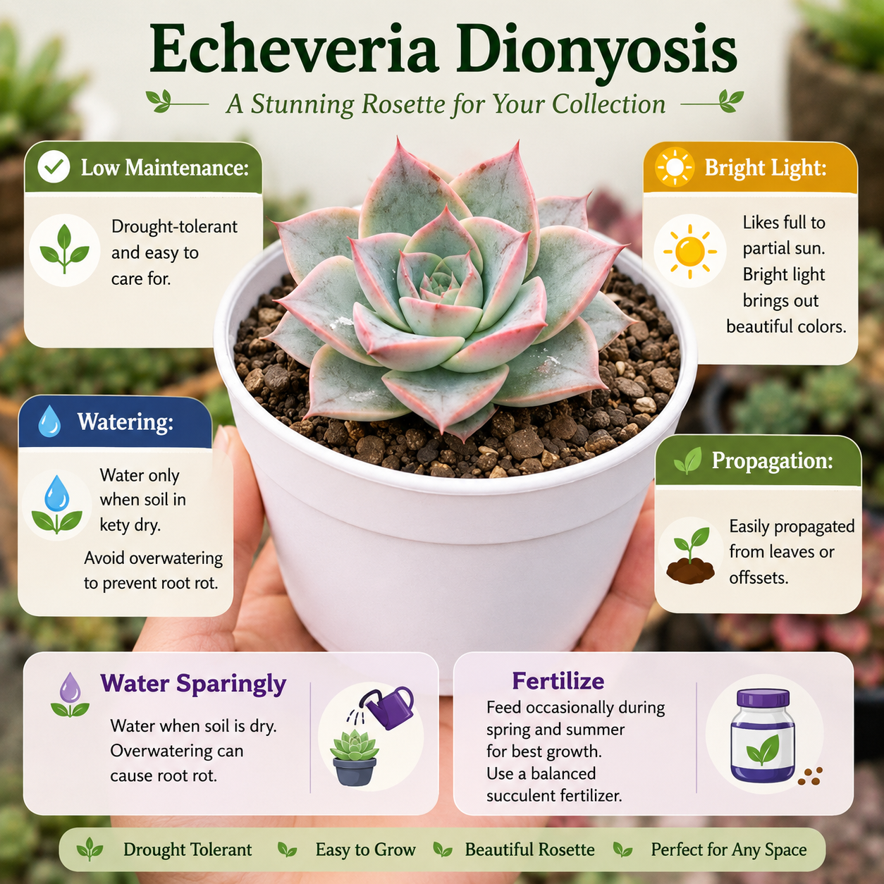Succulent Combo 6 ( Bare-rooted )- Set of 8 Live