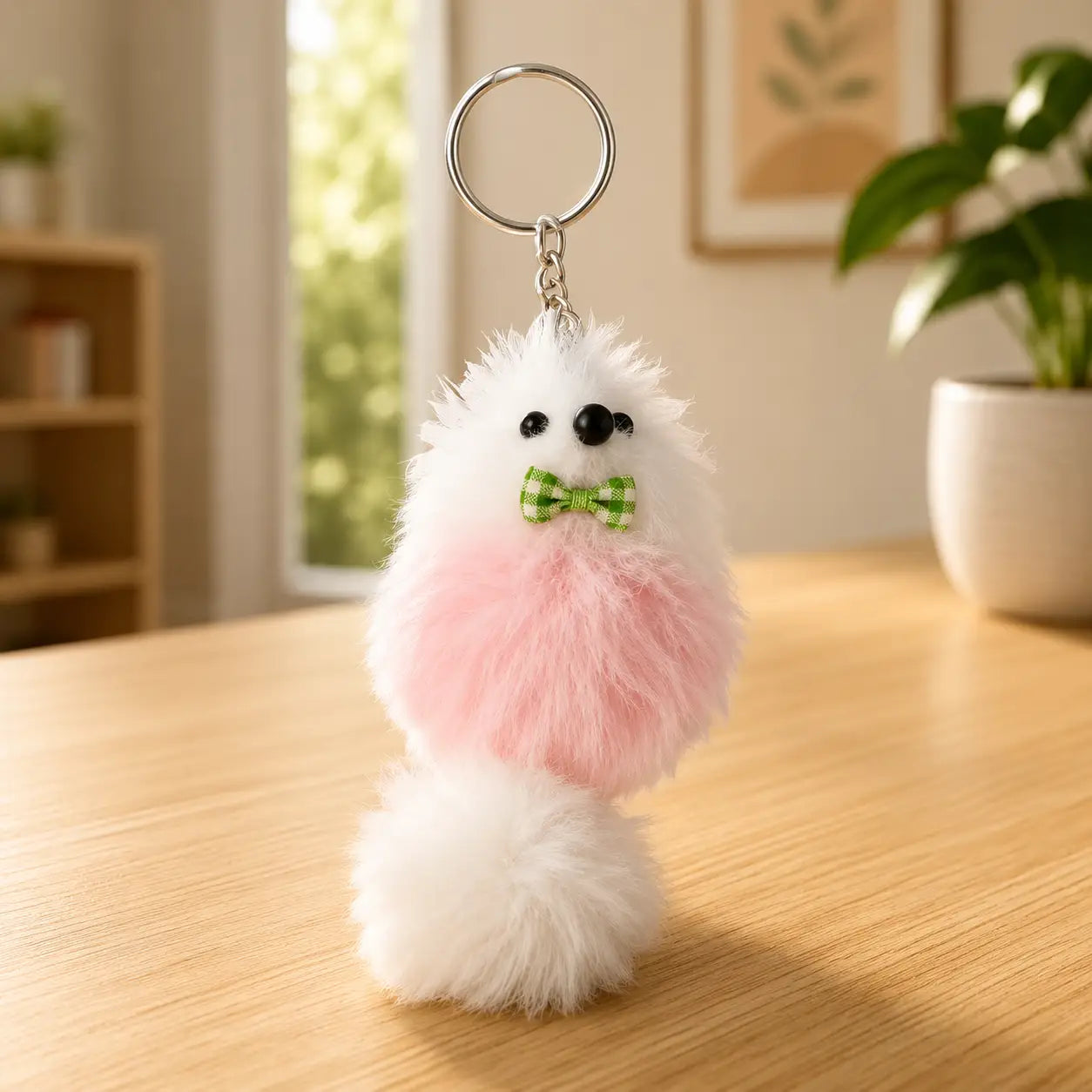Furry Cat Keychain