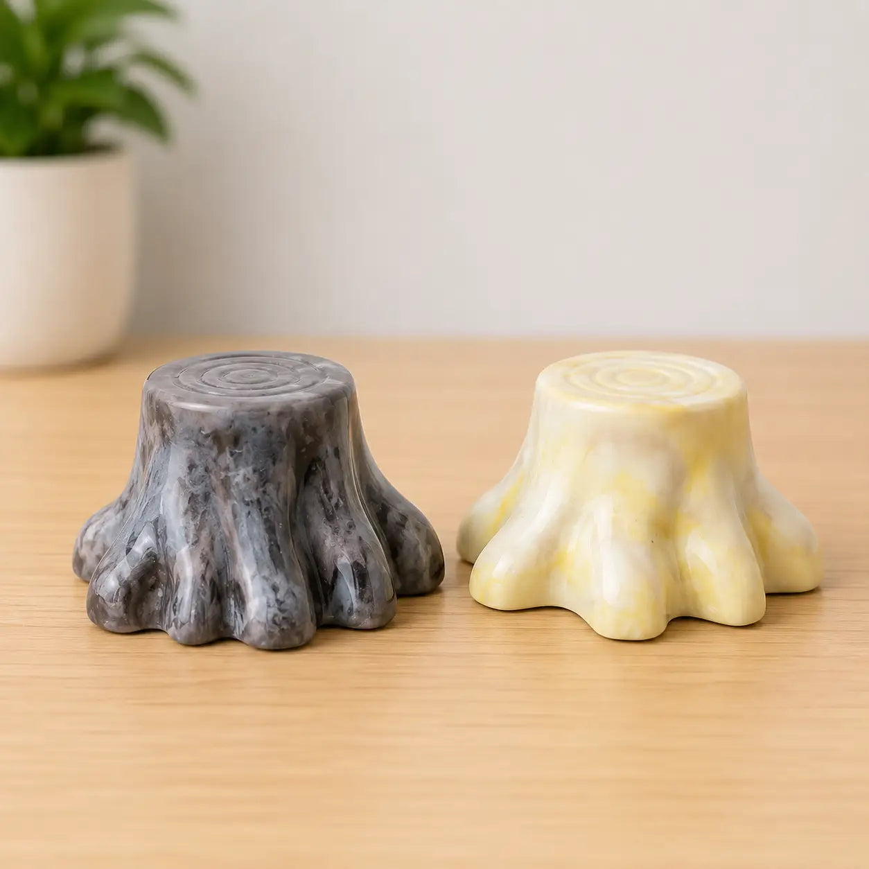 Tree Stump Set of 2 Miniature