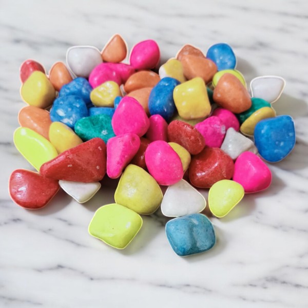 Multi-Color Decorative Pebble Stones (100 g)