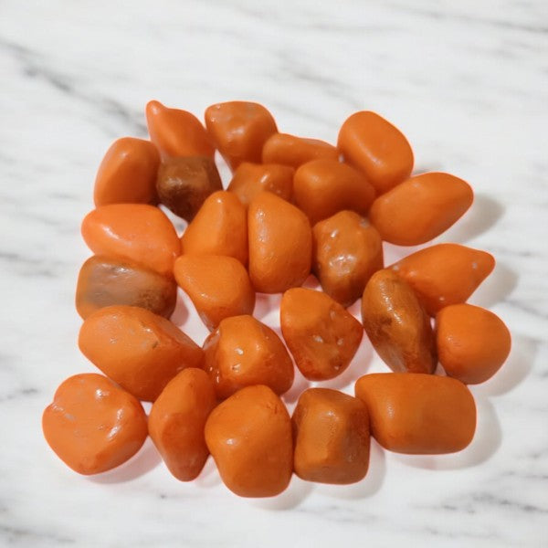 Orange Decorative Pebble Stones (100 g)