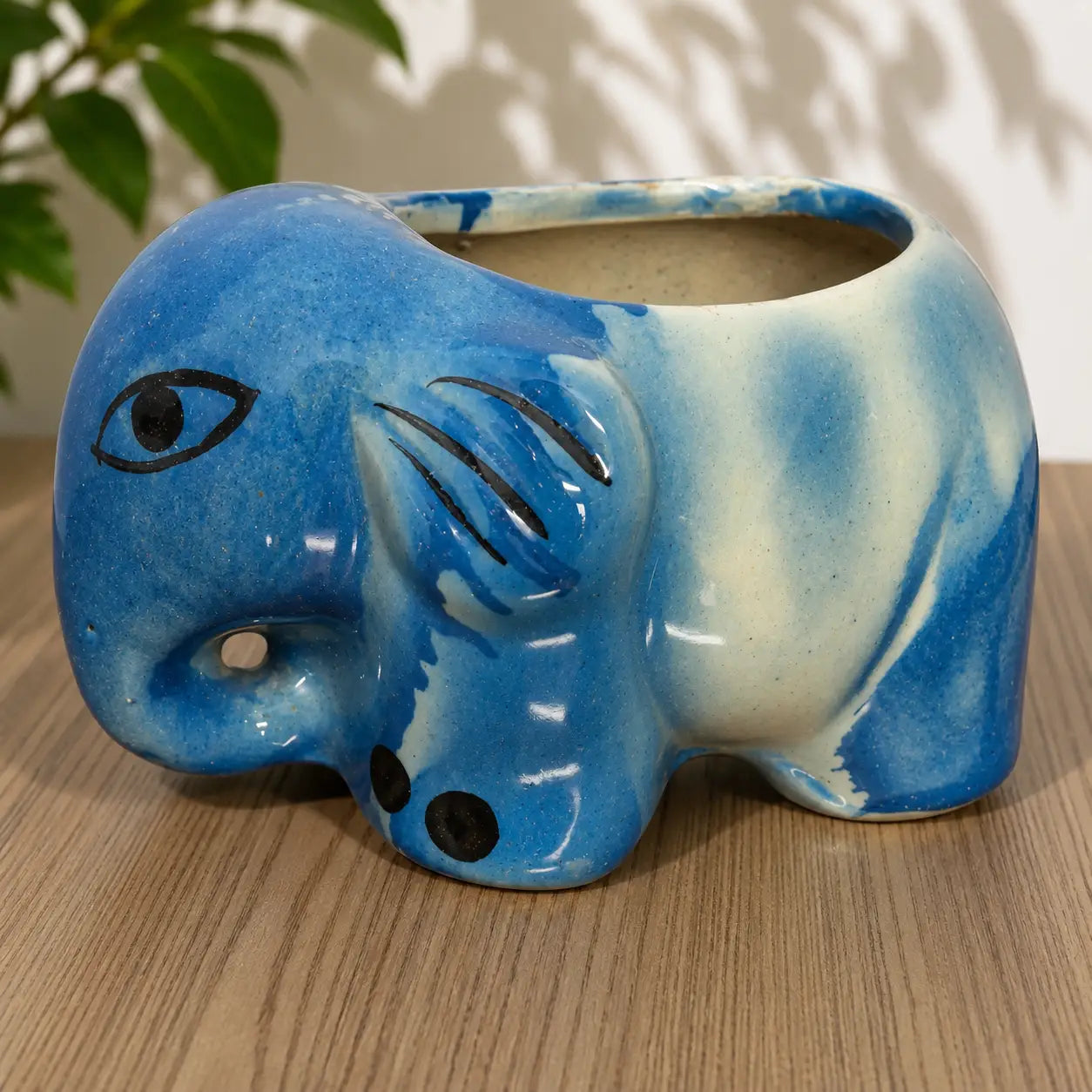 Baby Elephant Ceramic Planter
