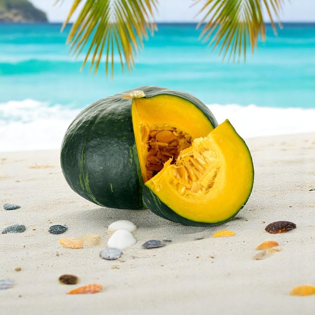 PUMPKIN (GREEN) DESI VEGETABLE SEEDS (12 seeds)
