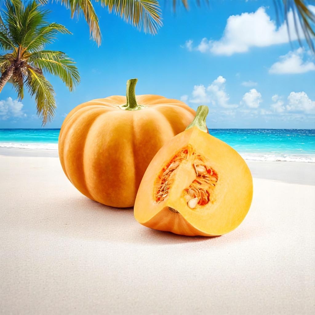 PUMPKIN (YELLOW) DESI VEGETABLE SEEDS (12 seeds)