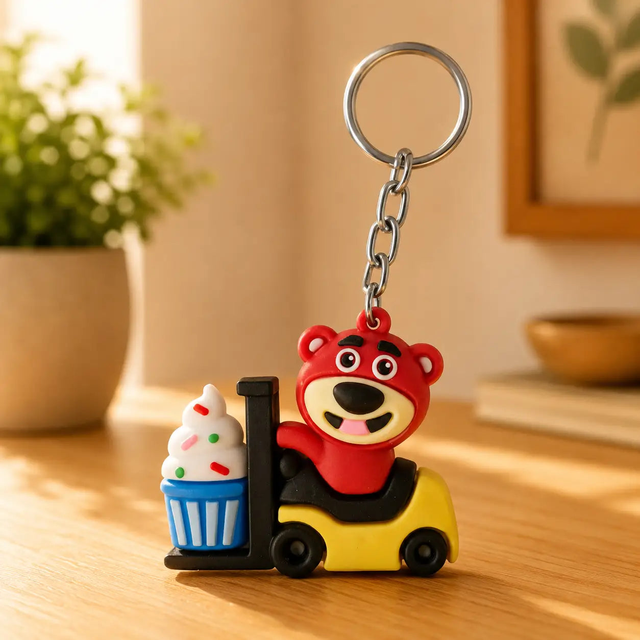 Pookie Bear Car Keychain