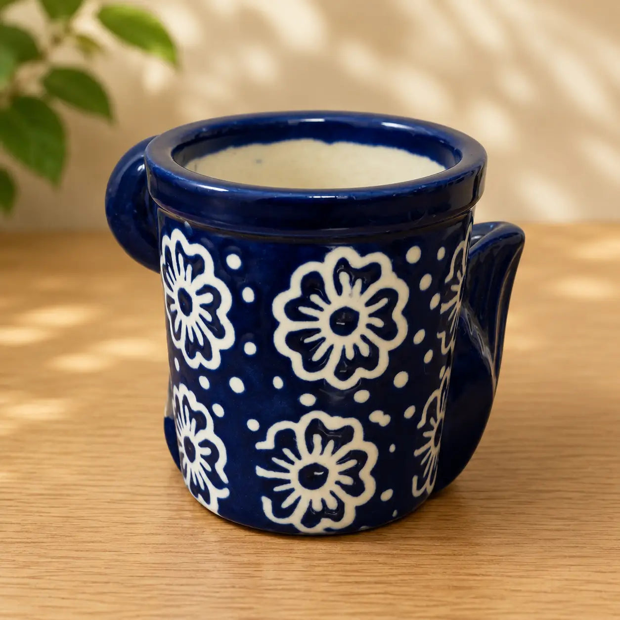 Purple Designer Ceramic Pot