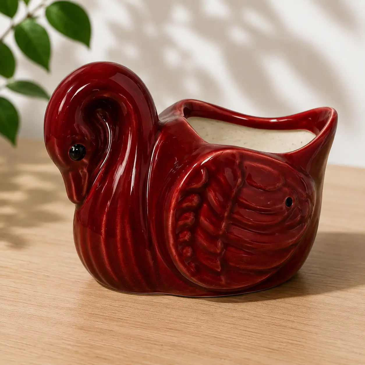 Red Duck Ceramic Planter