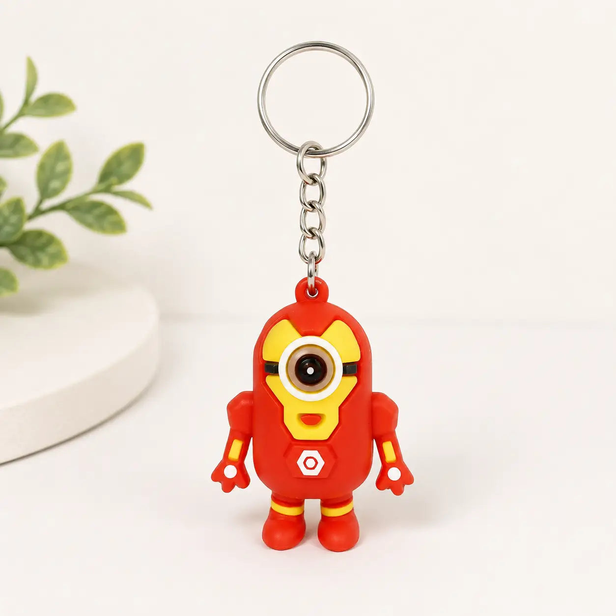 Red Minions Keychain