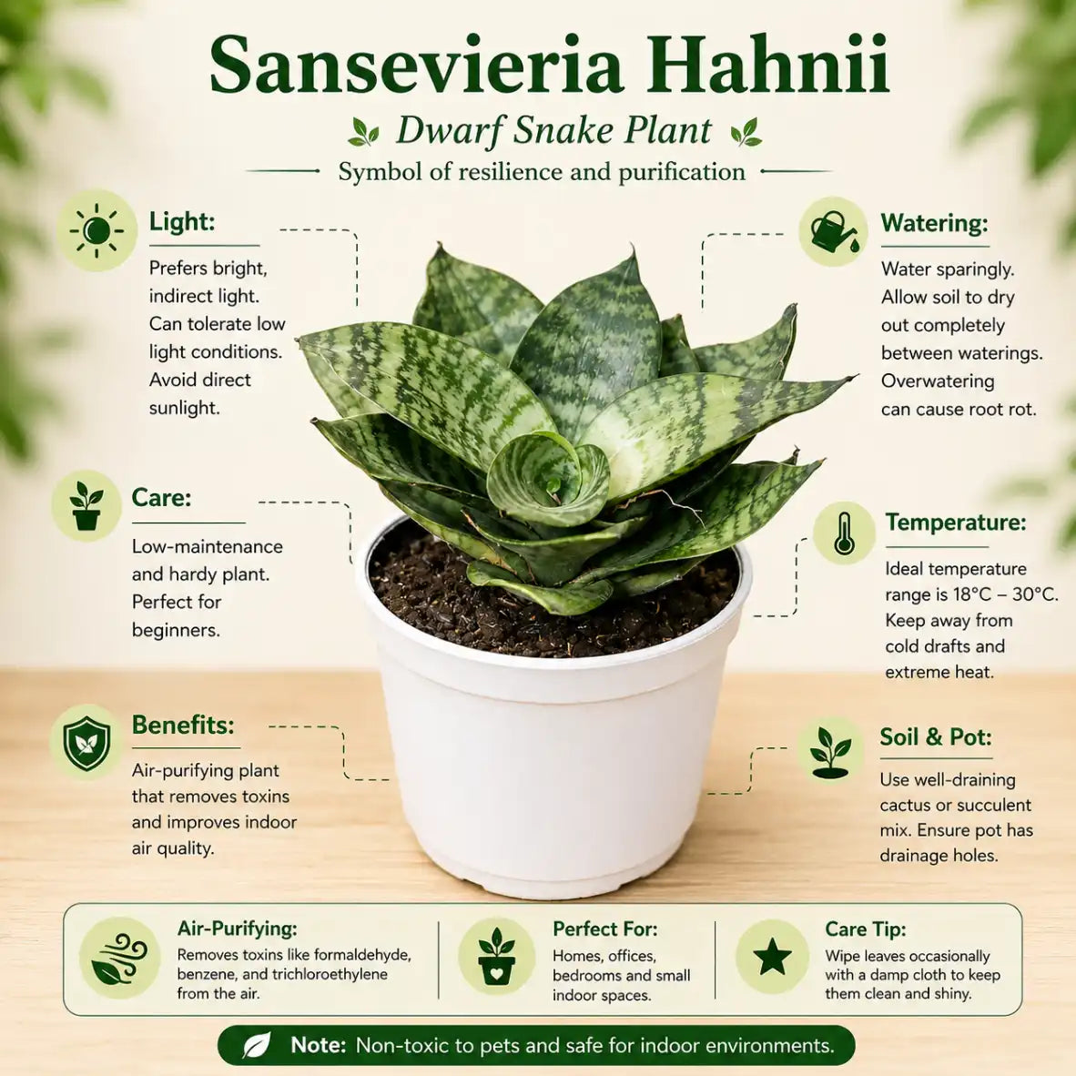 Fresh Start Plant Pack – Set of 8 Live Indoor Plants by Nainital Succulents