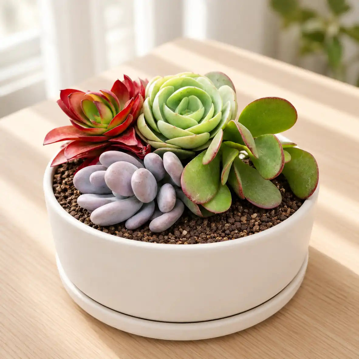 Combo A4 – Indoor Low Maintenance Succulent Combo by Nainital Succulents