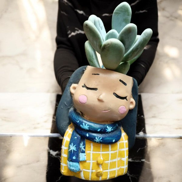 Sleeping Girl Planter