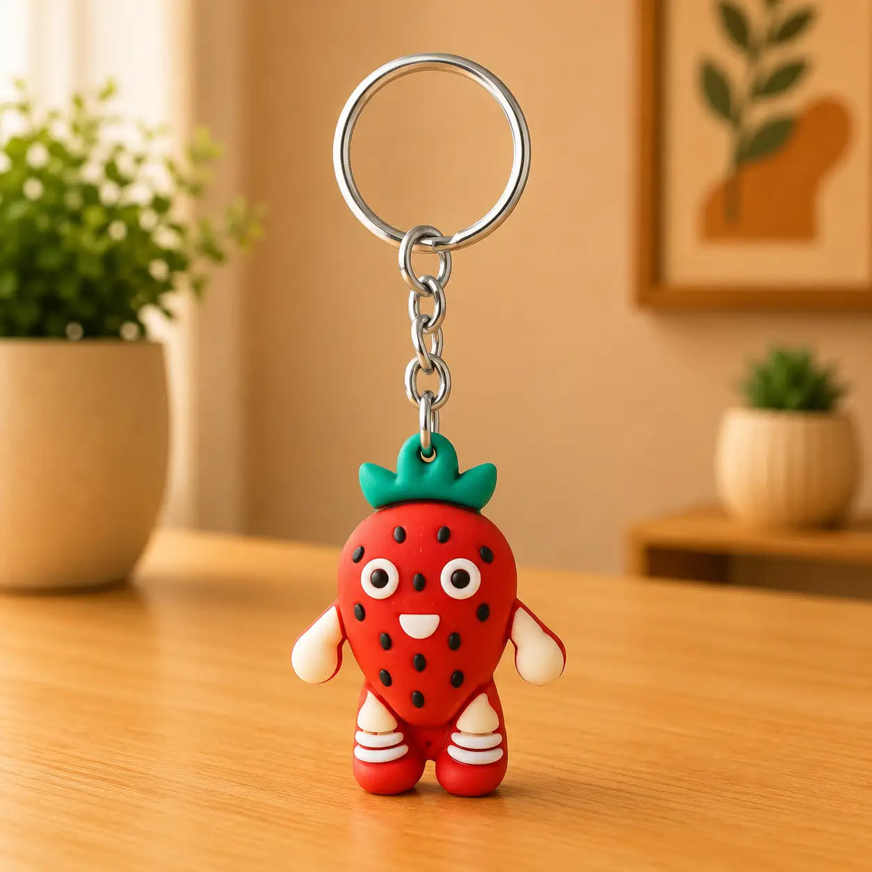 Strawberry Keychain