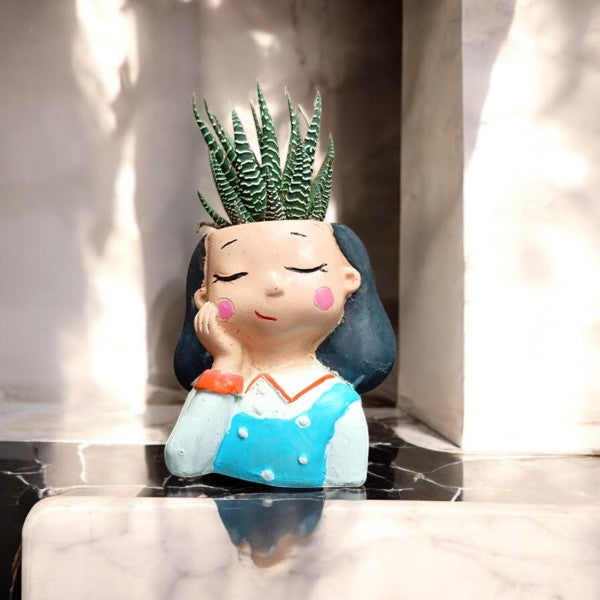 Thinking Girl Planter