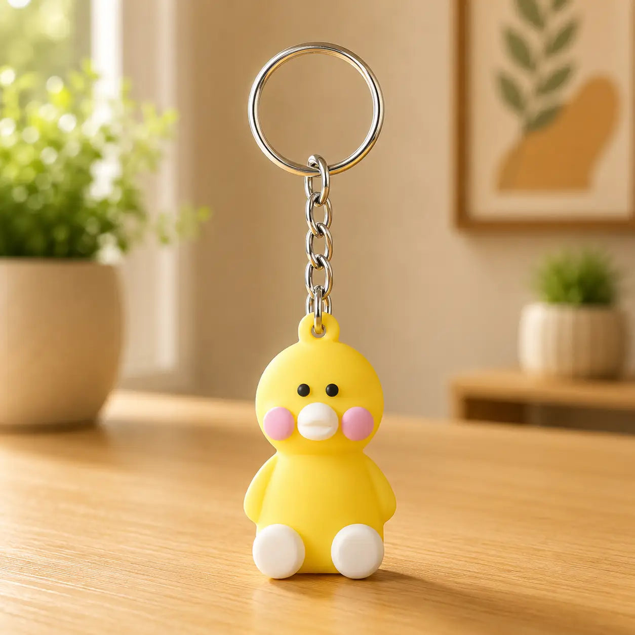 Yellow Penguin Keychain
