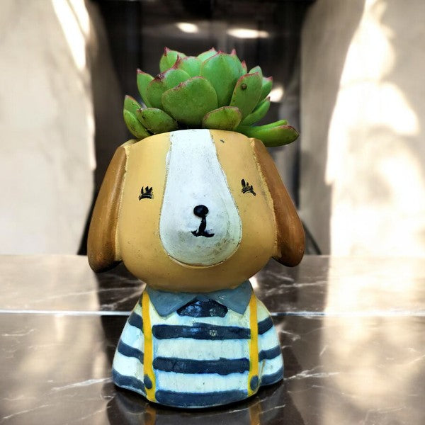 Doggy Resin Planter