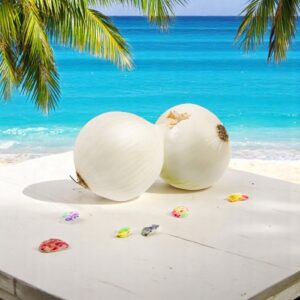 ONION WHITE HYBRID SEEDS (50 seeds)