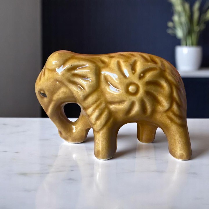 Brown Elephant Miniature